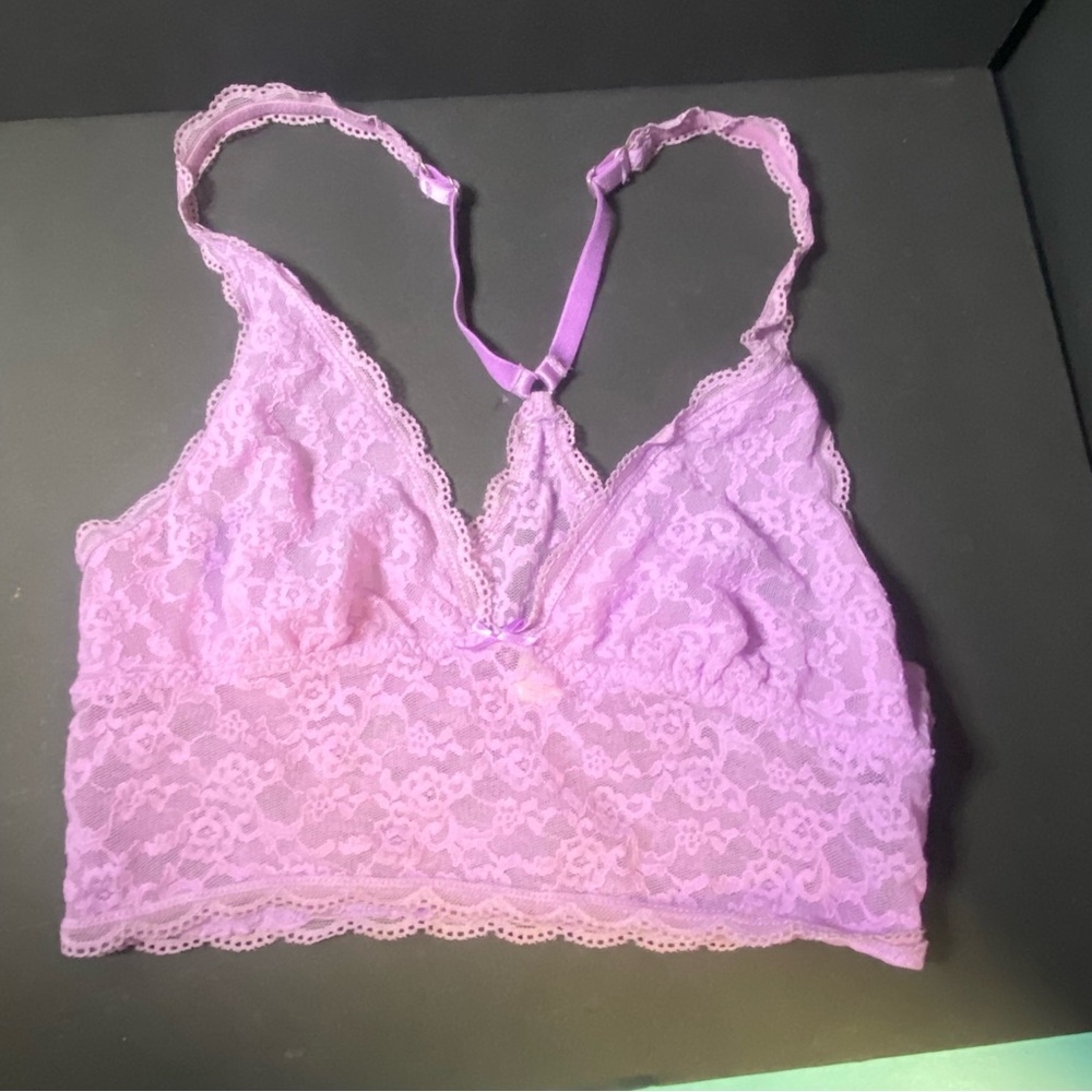 Victoria's Secret Lace Bralette in Soft Purple